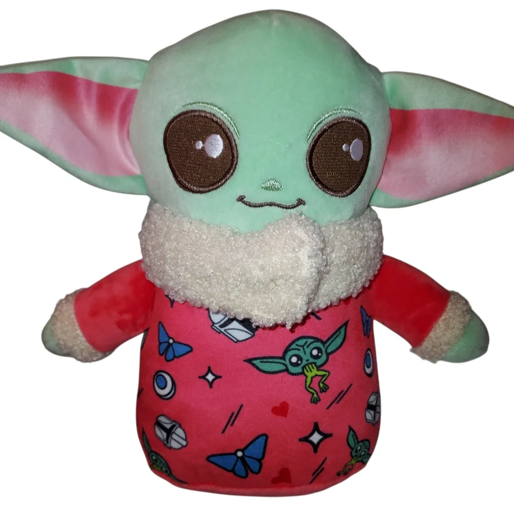 Star Wars Mandalorian Grogu Plush Disney Mattel Red Baby Yoda Collector NEW 9